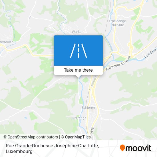 Rue Grande-Duchesse Joséphine-Charlotte map