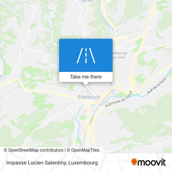 Impasse Lucien Salentiny map