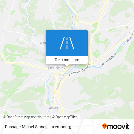 Passage Michel Sinner map