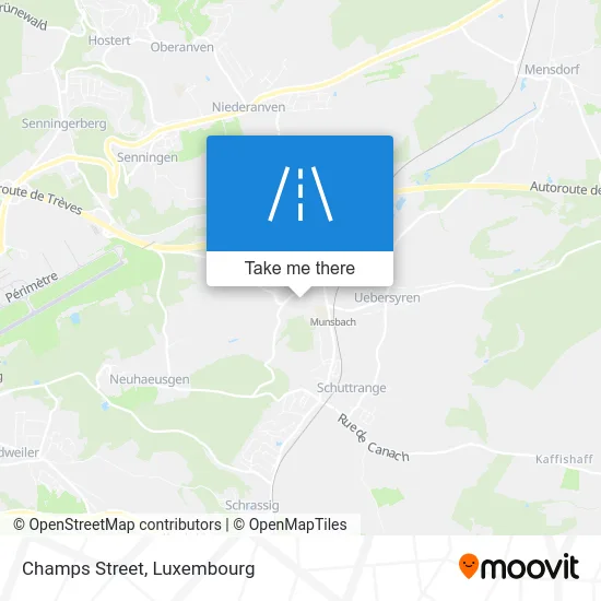 Rue Des Champs Karte