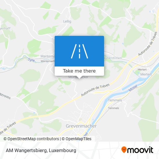 AM Wangertsbierg map
