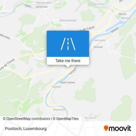 Postloch map