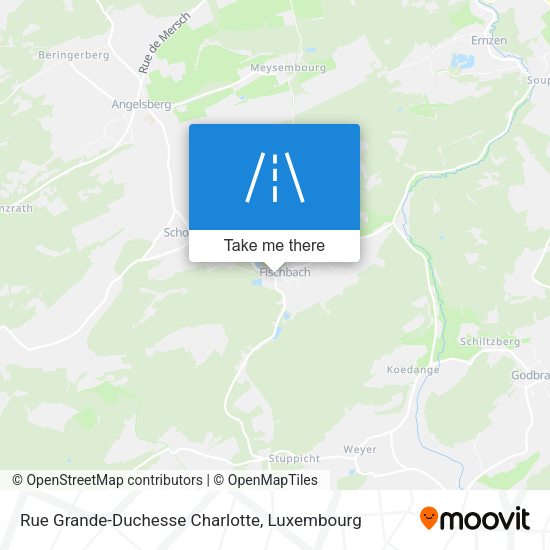 Rue Grande-Duchesse Charlotte map