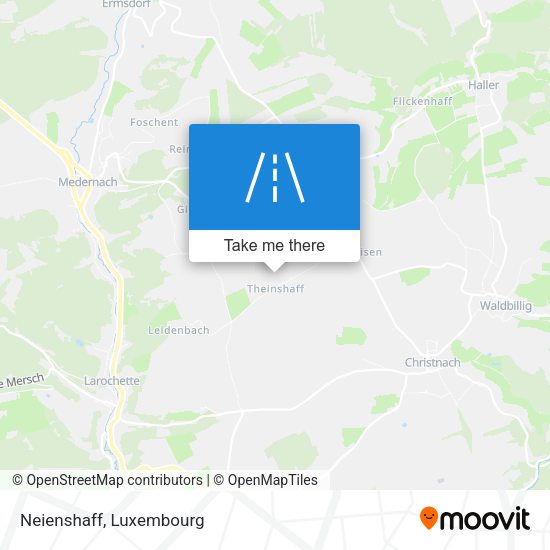 Neienshaff map