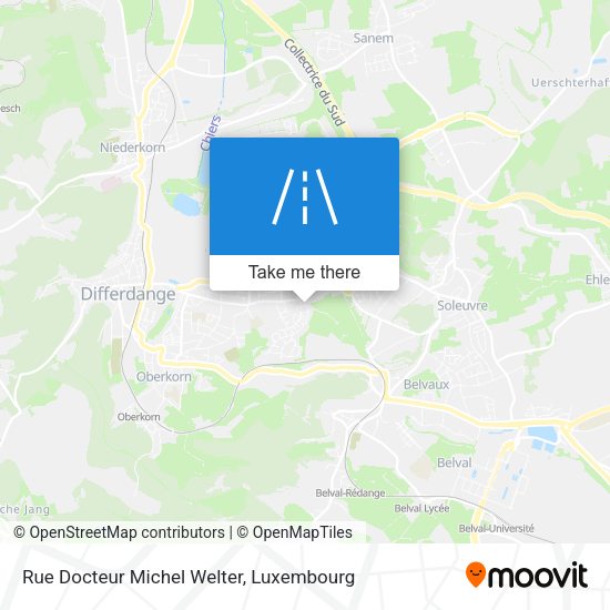 Rue Docteur Michel Welter map