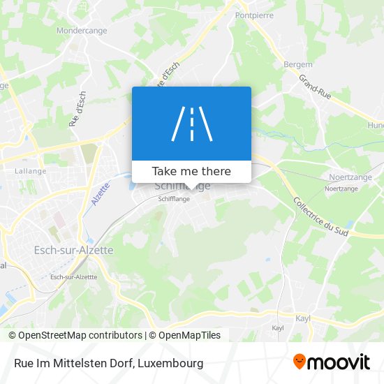 Rue Im Mittelsten Dorf Karte