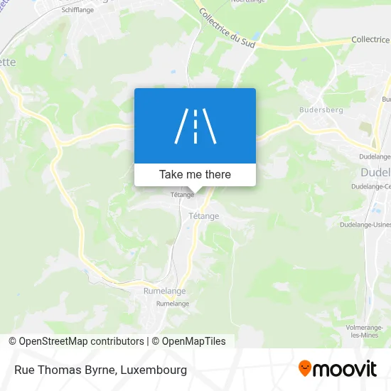 Rue Thomas Byrne map