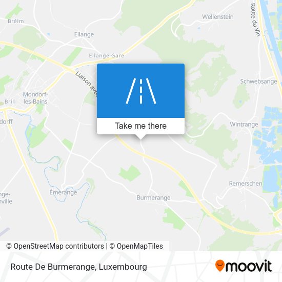 Route De Burmerange map