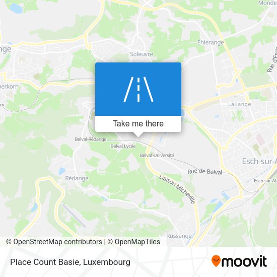 Place Count Basie map