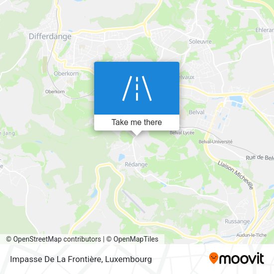 Impasse De La Frontière map