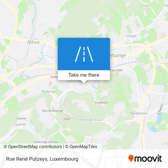 Rue René Putzeys map