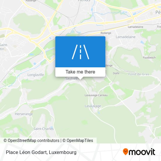 Place Léon Godart map