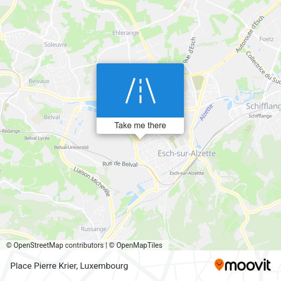 Place Pierre Krier map