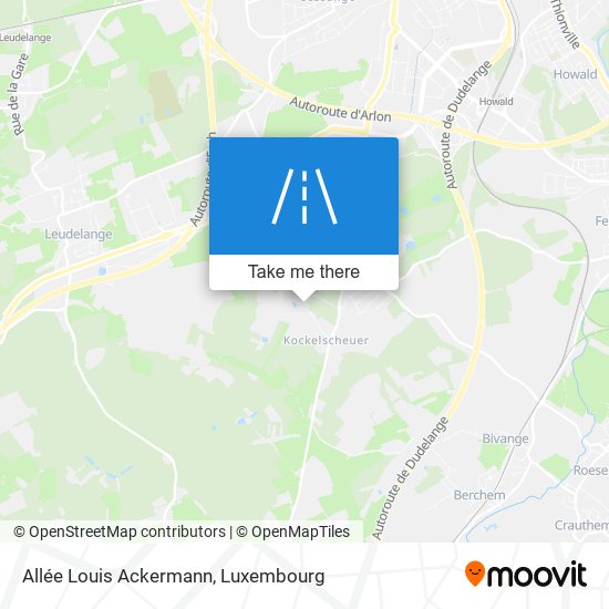 Allée Louis Ackermann map