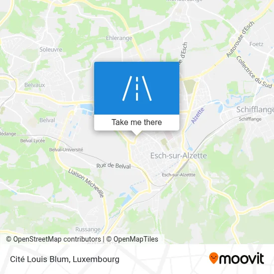 Cité Louis Blum map