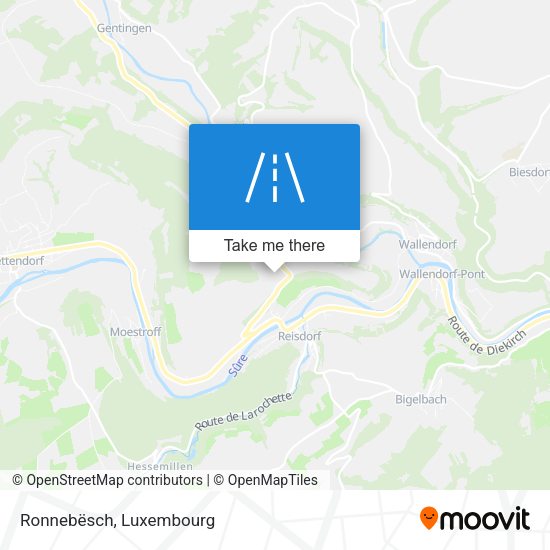 Ronnebësch map