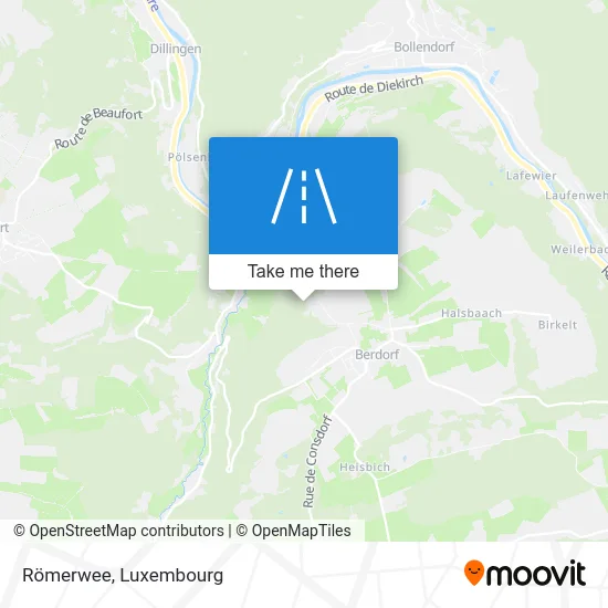 Römerwee map