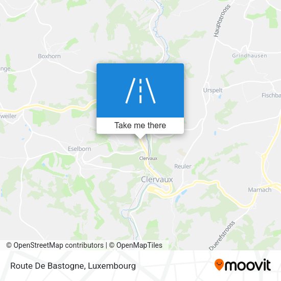 Route De Bastogne map