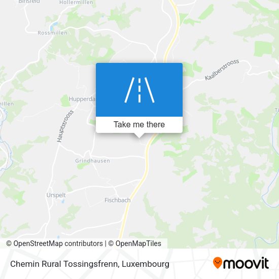 Chemin Rural Tossingsfrenn map