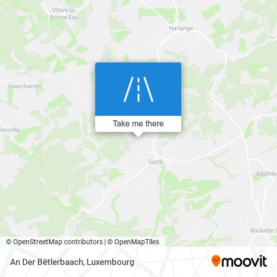 An Der Bëtlerbaach map