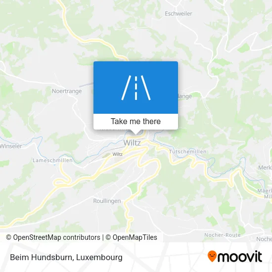Beim Hundsburn map