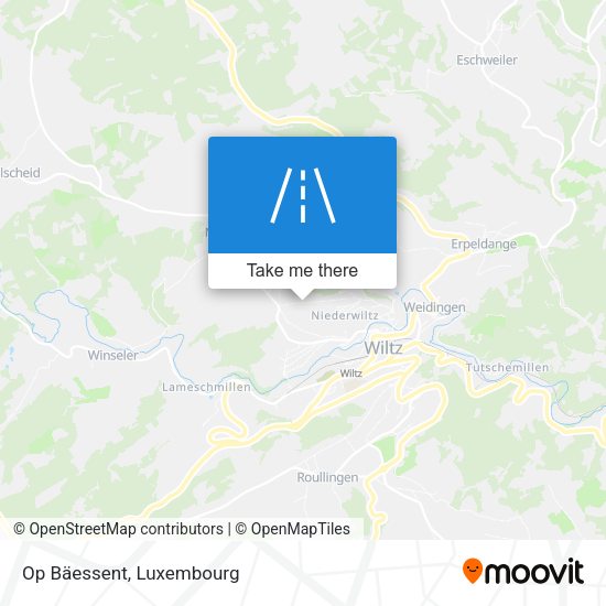 Op Bäessent map