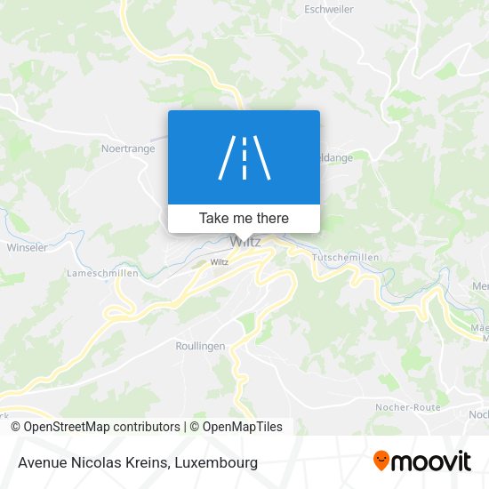 Avenue Nicolas Kreins map