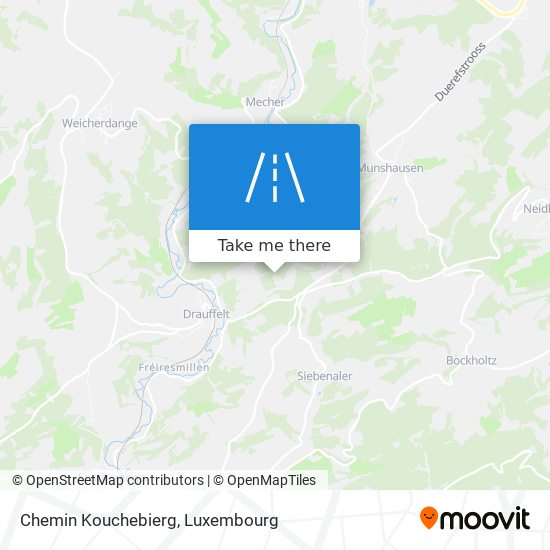 Chemin Kouchebierg map