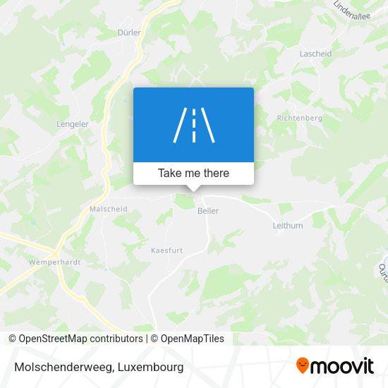 Molschenderweeg map