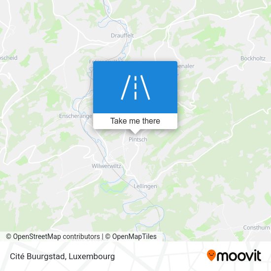 Cité Buurgstad map