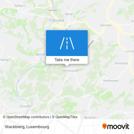 Stackbierg map