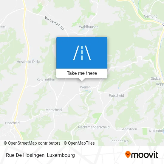 Rue De Hosingen map