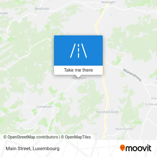 Rue Principale Karte