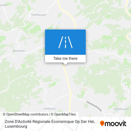 Zone D'Activité Régionale Économique Op Der Héi map