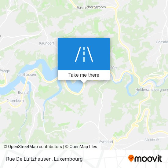 Rue De Lultzhausen map