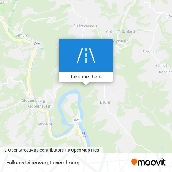 Falkensteinerweg map