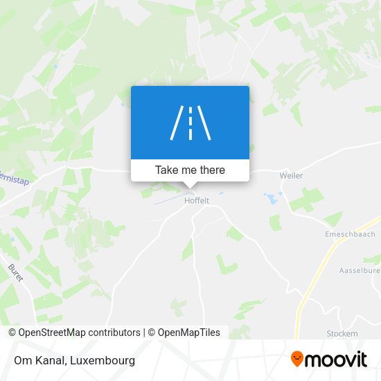 Om Kanal map