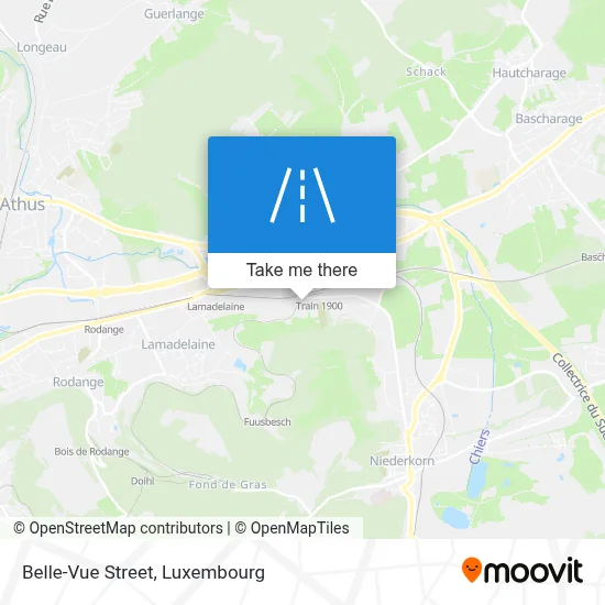 Rue Belle-Vue map