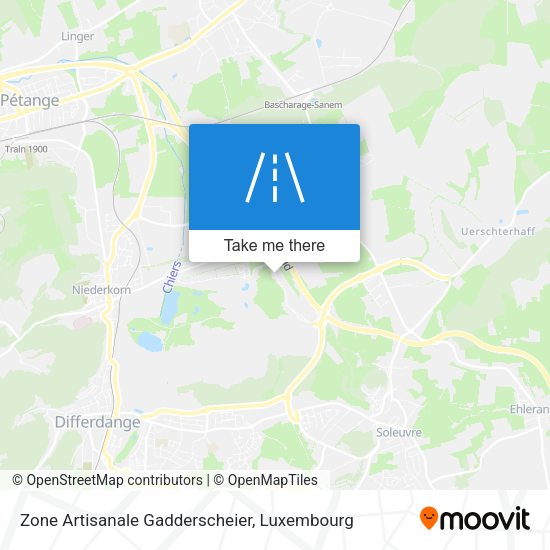 Zone Artisanale Gadderscheier map