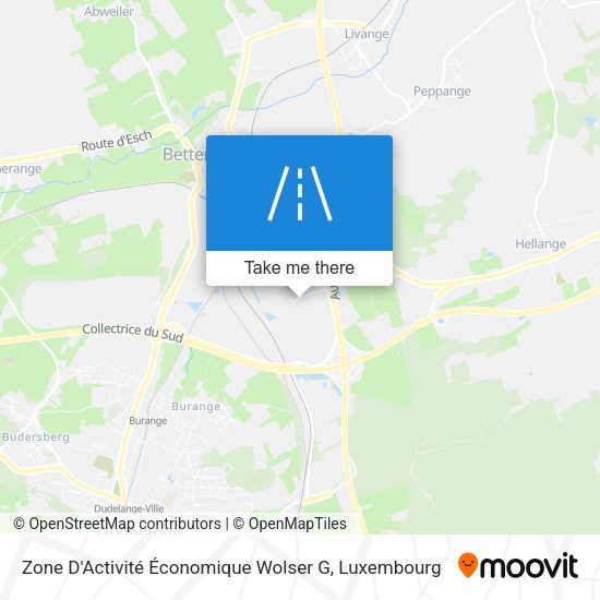 Zone D'Activité Économique Wolser G map