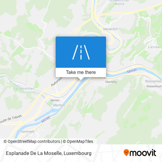 Esplanade De La Moselle map