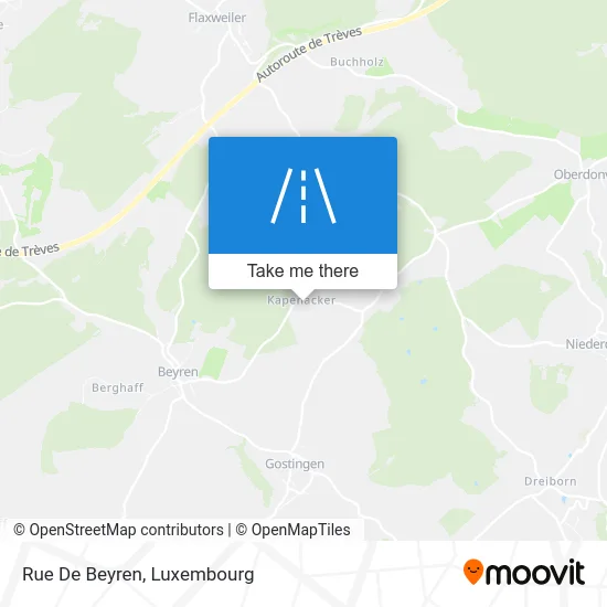 Rue De Beyren map