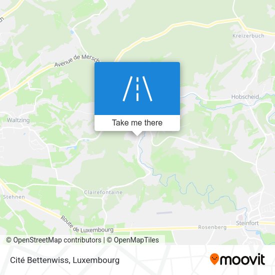 Cité Bettenwiss map