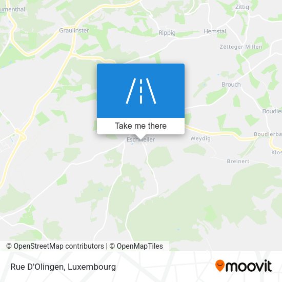 Rue D'Olingen map