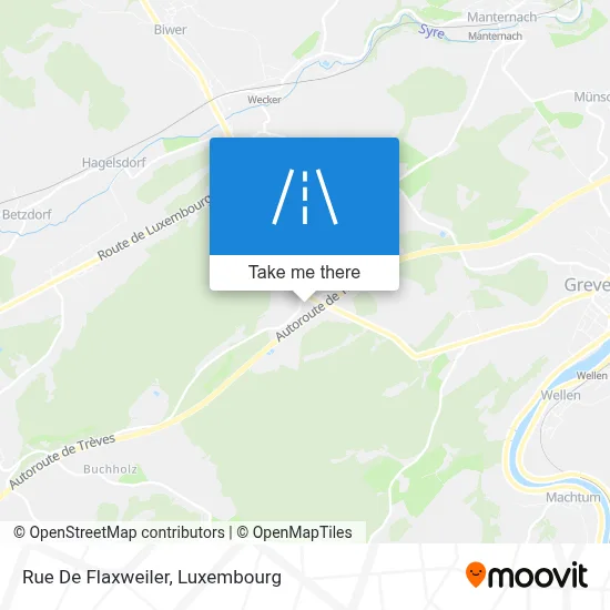Rue De Flaxweiler map