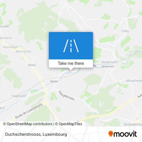 Duchscherstrooss map