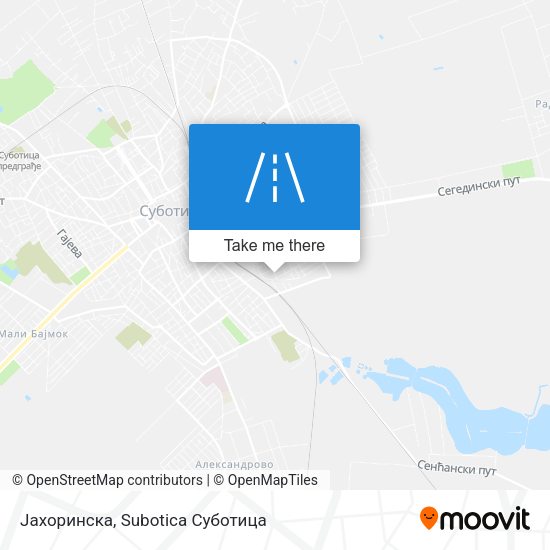 Јахоринска map
