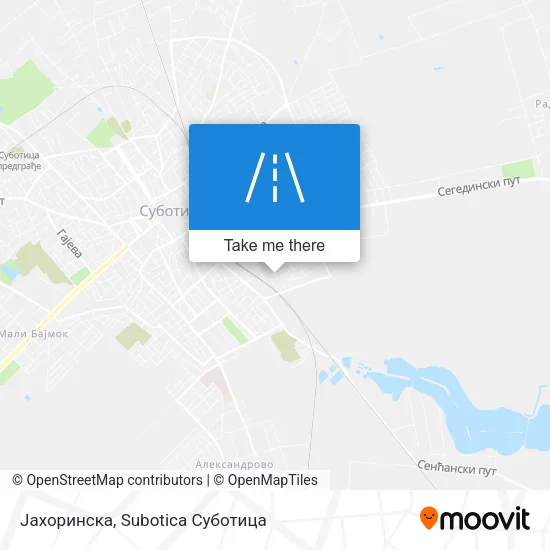 Јахоринска map