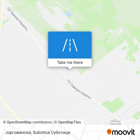 Јоргованска map