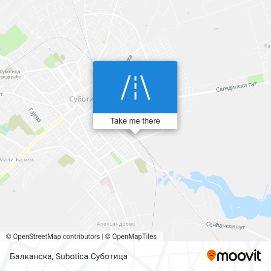Балканска map